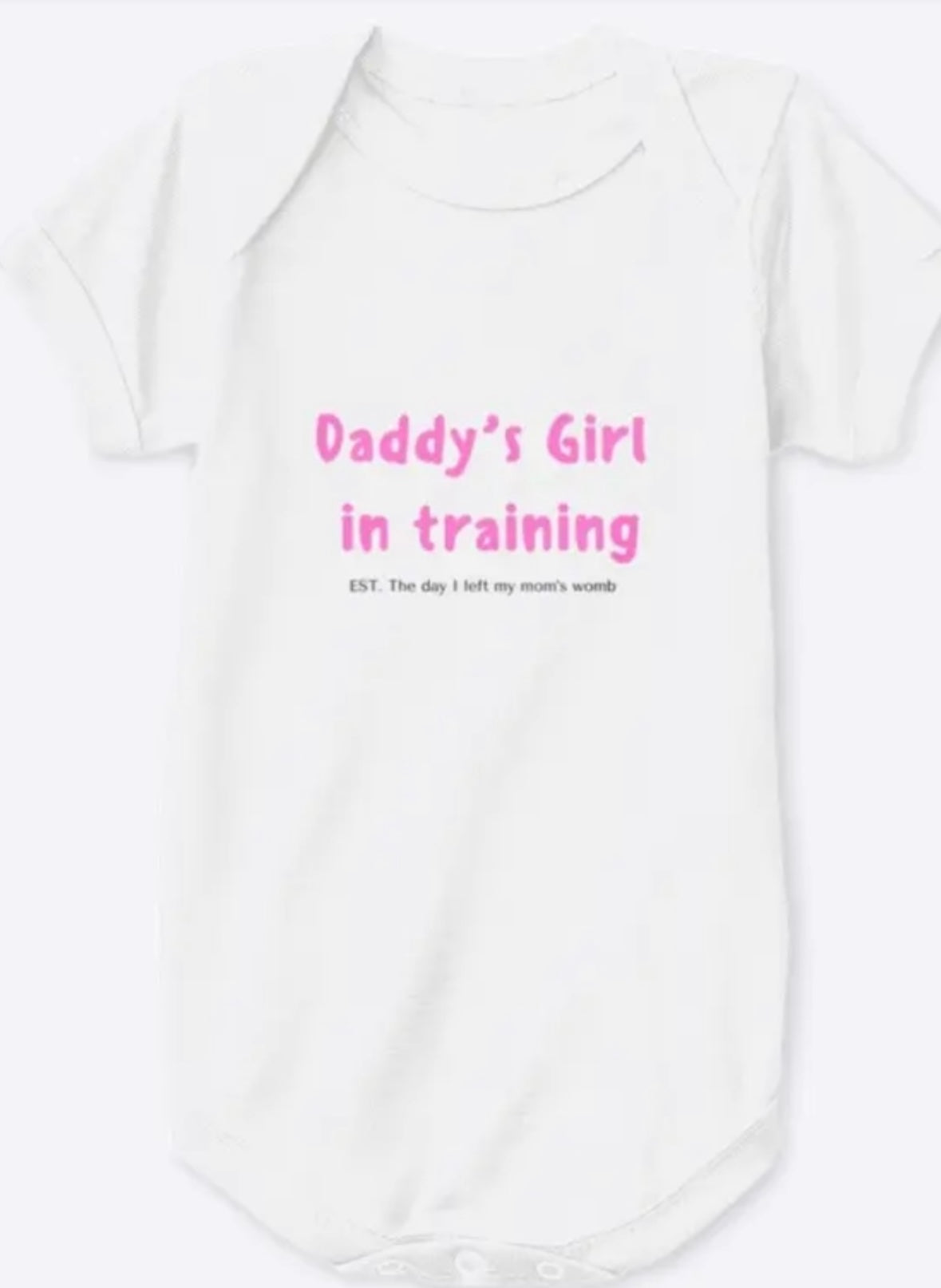 Onesie "Daddy's Girl in Training"